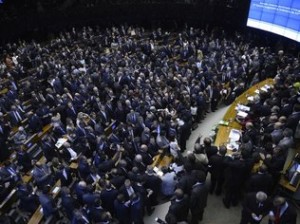 513 deputados tomaram posse na Câmara - Wilson Dias/Agência Brasil