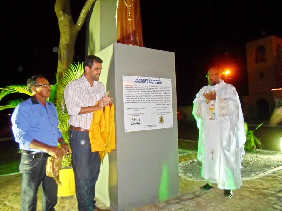 aaaaQeimadas 2 QUEIMADAS/BA - CULTURA, MEMÓRIA, TRADIÇÃO E FÉ NA INAUGURAÇÃO DO MONUMENTO AOS 200 ANOS DE DEVOÇÃO A SANTO ANTÔNIO. Monumento aos 200 anos e devoção a Santo Antônio das Queimadas