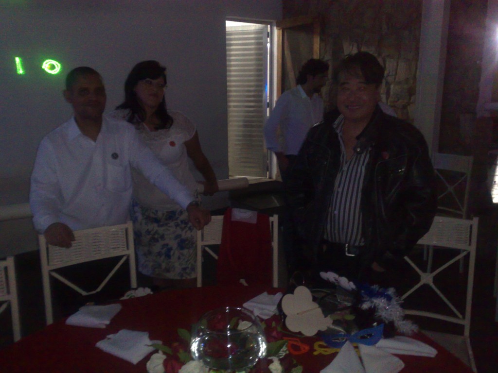 Alguns dos convidados: Sergio Borges, Valter Assakura e Família