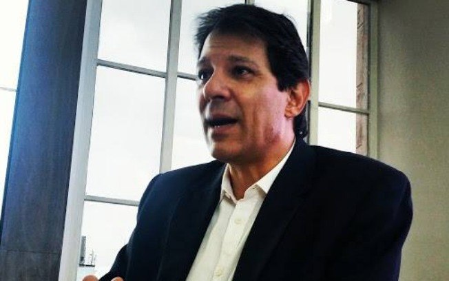 O prefeito Fernando Haddad: baixa popularidade em pesquisas leva confiança a adversários