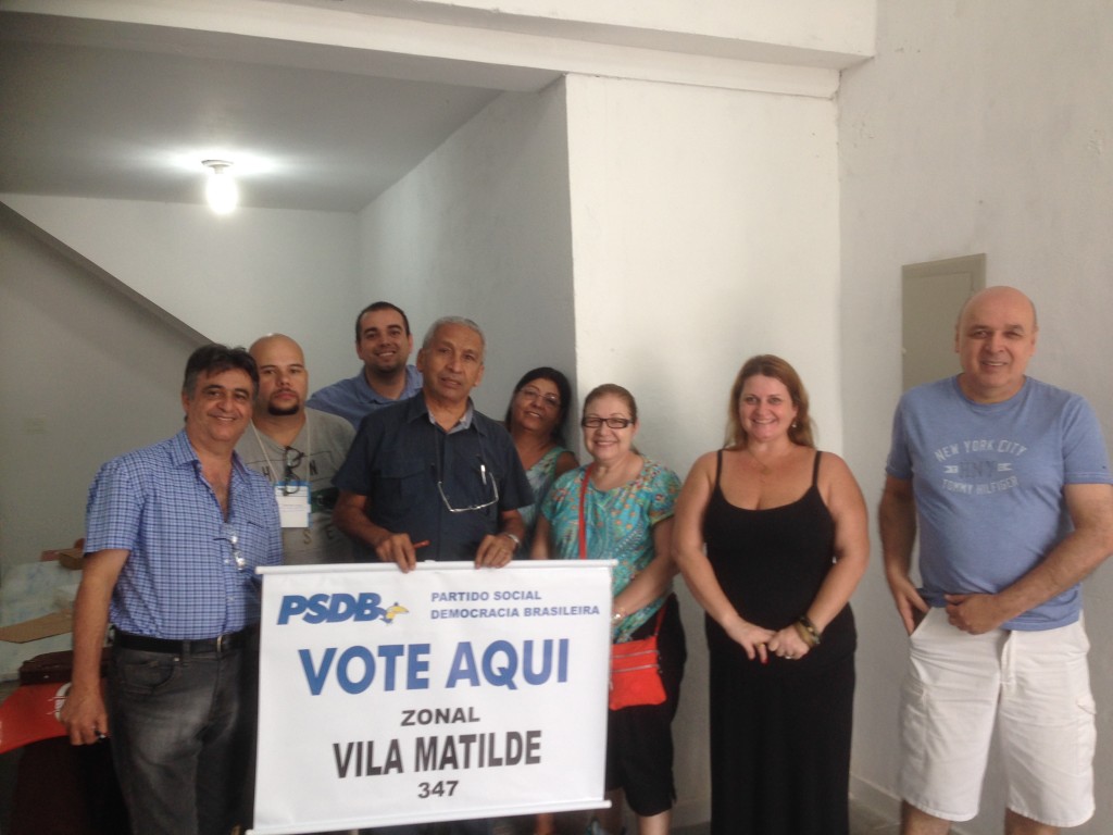 Equipe responsável pela votação: Odair, Diogo, Pedro, Florisvaldo, Sonia, Ignez, Fatima e Nelson.