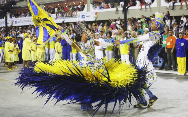 A Unidos da Tijuca trocou as plumas por palha de milho e capim dourado no Carnaval deste ano