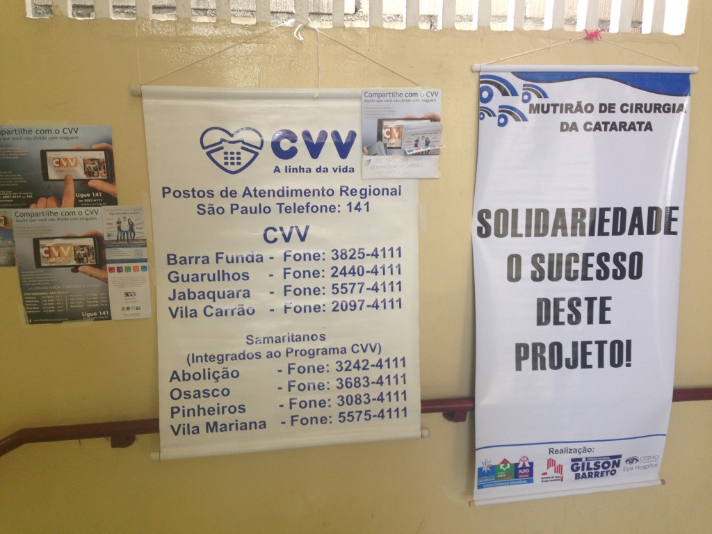 Apresentação do trabalho do CVV