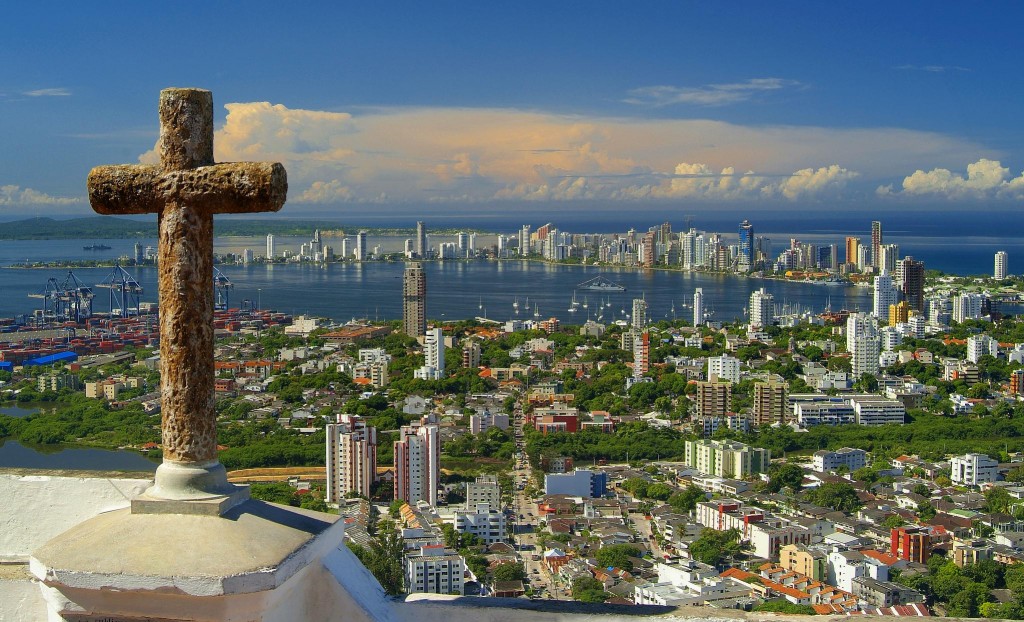 Cidade de Cartagena, na Colômbia