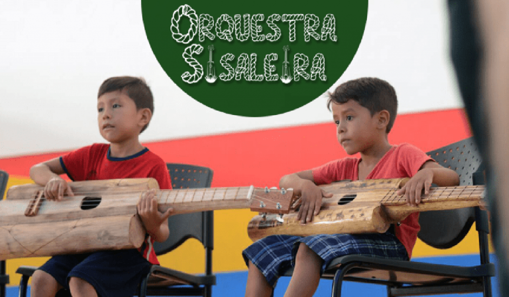 oRQUETRA 1 PROJETO “ORQUESTRA SISALEIRA” CRIA CONJUNTO MUSICAL APENAS COM INSTRUMENTOS DE SISAL NO SERTÃO DA BAHIA oRQUETRA 1