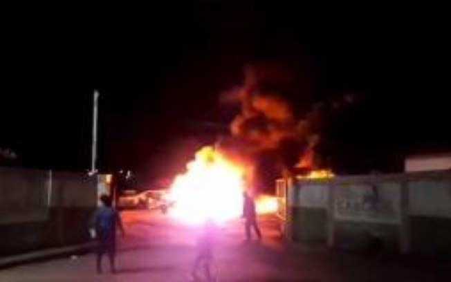 terr ATAQUES A PRÉDIOS E CARROS PROVOCAM NOITE DE TERROR NO CEARÁ terr