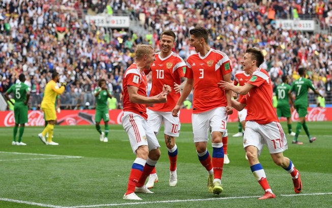 Copa 1 COPA DO MUNDO: RÚSSIA ATROPELA ARÁBIA SALDITA NA ABERTURA Copa 1