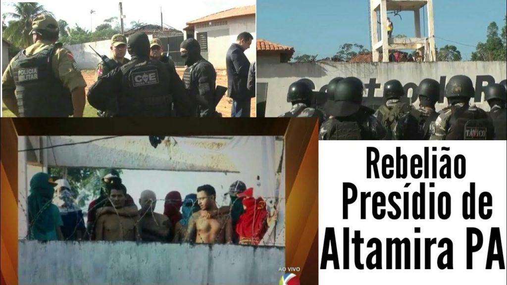 REBE REBELIÃO DEIXA 57 MORTOS NO PRESÍDIO DE ALTAMIRA, SUDOESTE DO PARÁ REBE