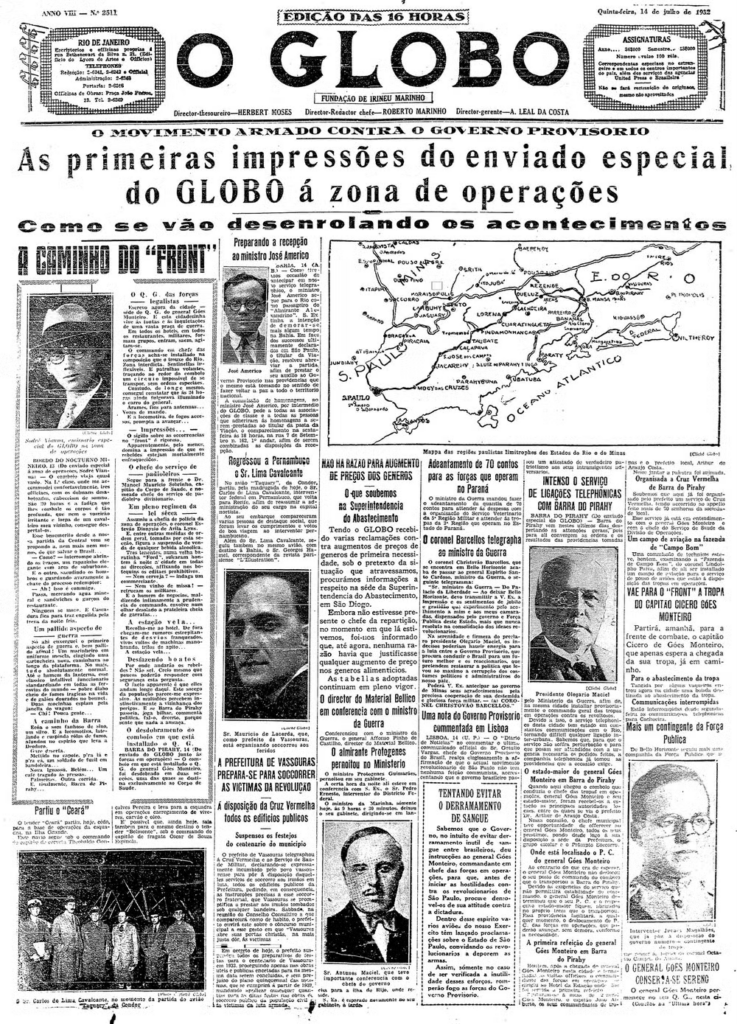 Nove Globo 2 POR QUE HOJE É FERIADO EM SÃO PAULO? ENTENDA A ORIGEM DO 9 DE JULHO Nove Globo 2