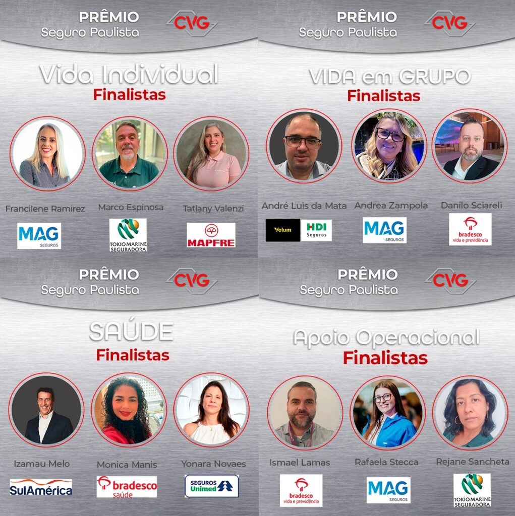 Premio Seguro Paulista montagem finalistas