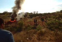 Vítimas que estavam no carro morreram — Foto: Central Notícias