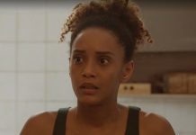 A advogada Vitória (Taís Araujo) em Amor de Mãe; suas decisões pouco inteligentes confundem o público