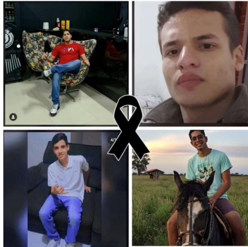 As vítimas foram identificadas como Leonardo Barren Oliveira, Antony Xavier Balbino, João Lucas Tomé Souza e Vitor Xavier de Oliveira