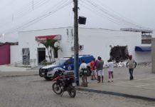 Agência bancária é explodida em Santa Cruz da Vitória — Foto: Reprodução/Redes sociais