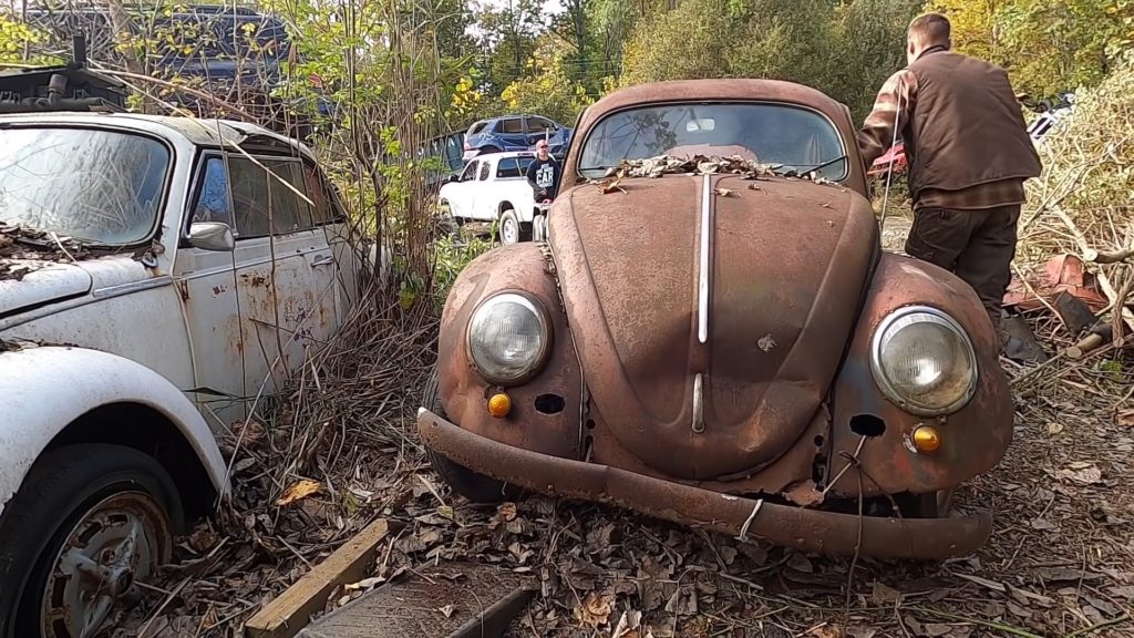 rare vw beetle spent 52 years in a junkyard gets rescued for full restoration 6 1024x576 1