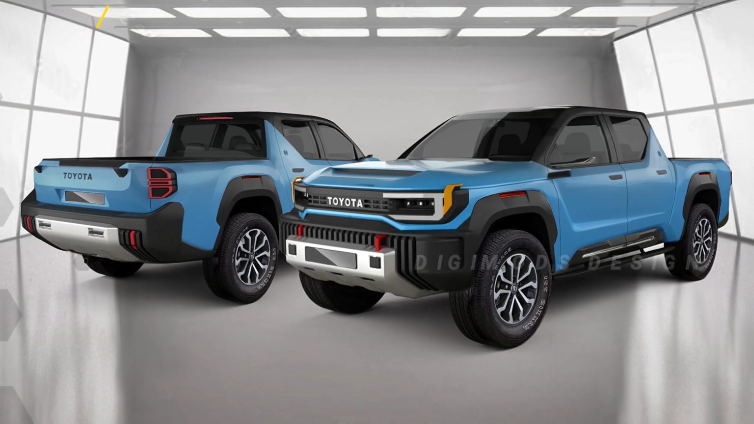 Rival Da Fiat Toro Nova Pickup Da Toyota Ganha Proposta De Design