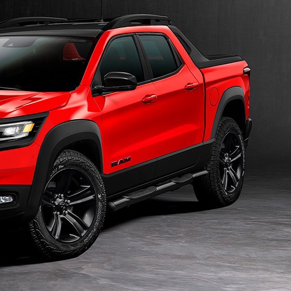 313473785 180036697940010 4132502899938728386 n Maior que Toro e Menor que Hilux: Nova pickup média da RAM chega para ficar RAM 1200 - Foto Projeção: KDesign AG