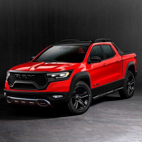 313740244 513899640360472 8747144268157537289 n Maior que Toro e Menor que Hilux: Nova pickup média da RAM chega para ficar RAM 1200 - Foto Projeção: KDesign AG