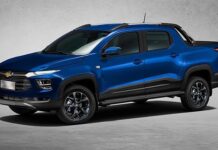 Projeção Artística Chevrolet Montana com tamanho reduzido / KDesign AG