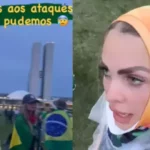 Ex-primeira dama da Paraíba Pâmela Bório (PSC) participou da invasão ao Congresso Nacional no domingo, 8 Foto: Reprodução/Instagram/@pamelaboriooficial