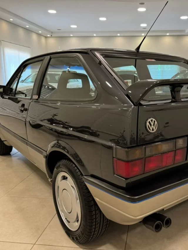 32 anos depois, VW Gol GTi 1991 segue em estado impecável