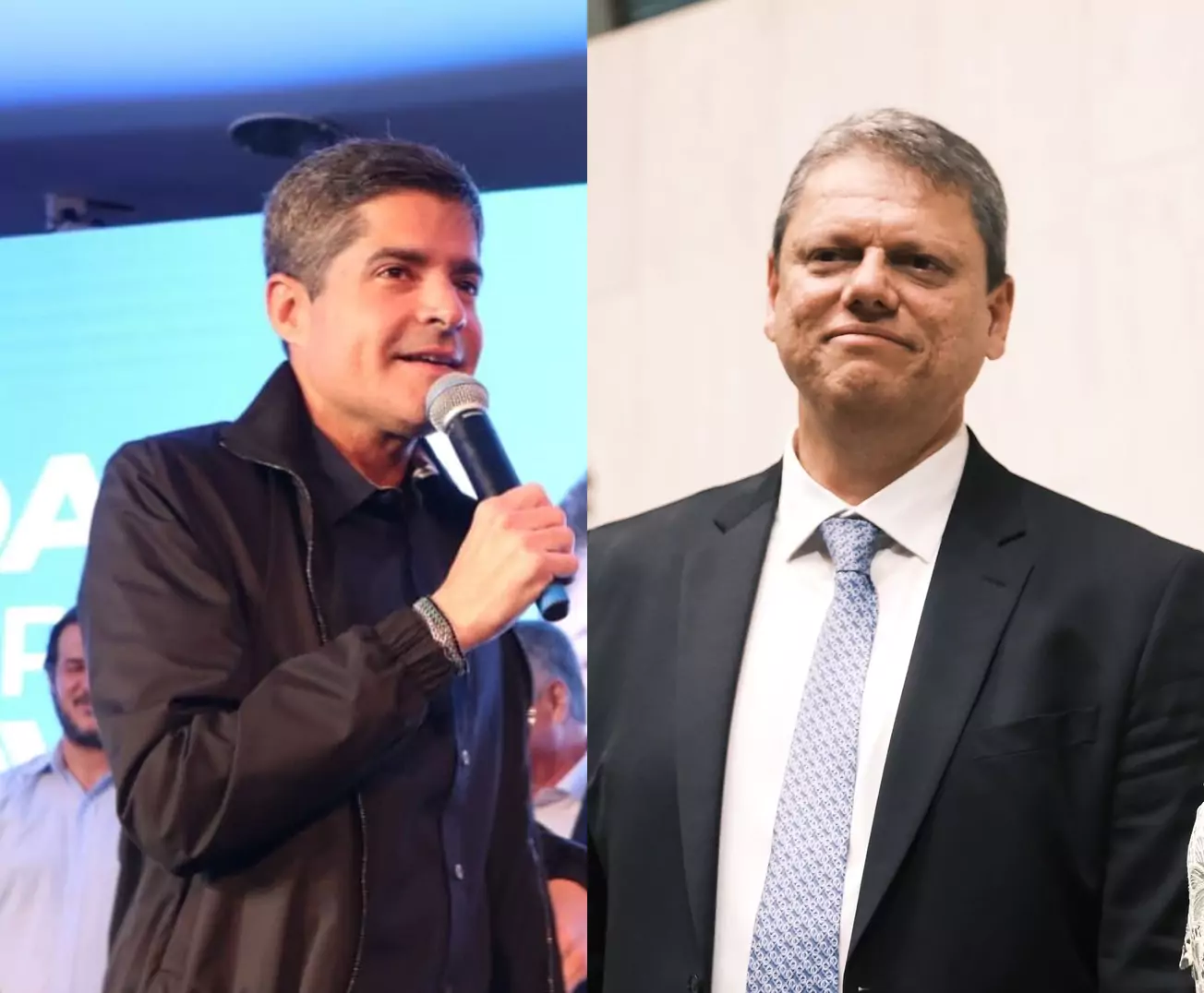 ACM Neto e Tarcísio de Freitas