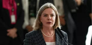 Gleisi Hoffmann, presidente do PT